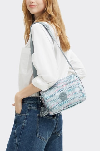 Sac bandoulière Abanu M - Vert d’eau et blanc