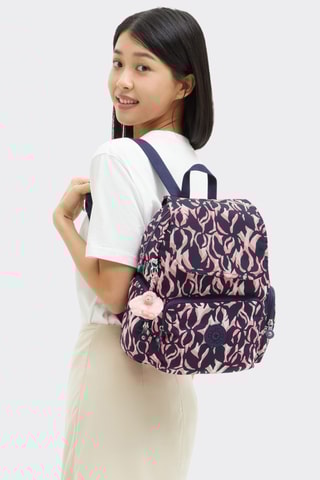 Sac à dos City Zip S - Rose et violet