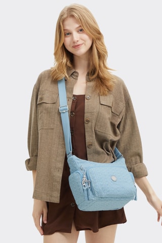 Sac bandoulière en jean Gabb S - Ciel