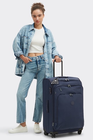 Valise grand volume New Youri Spin (L) - Bleu marine - 76 cm