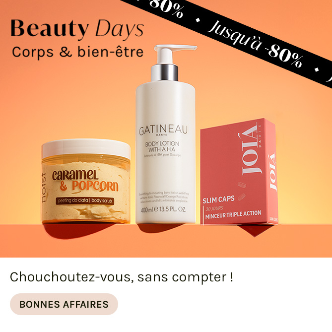 BEAUTY DAYS - CORPS & BIEN-ETRE à bas prix sur BEAUTÉ PRIVÉE