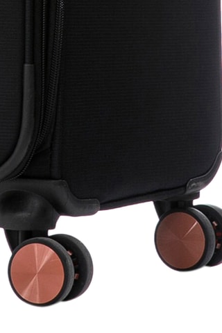 Valise cabine Premium Soft - 55 cm - Noir