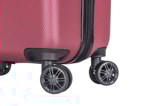 Valise cabine Manhattan - 57 cm - Cadenas TSA - Rouge