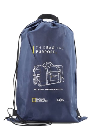 Sac de voyage pliable avec roulettes Pathway  - Bleu