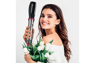 Brosse soufflante avec accessoires BY-812 - Revêtement céramique