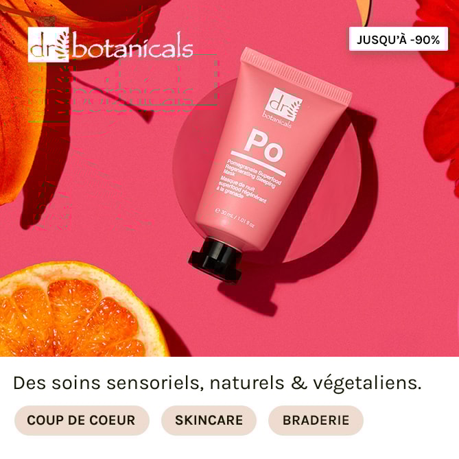 DR BOTANICALS à prix discount chez BEAUTÉ PRIVÉE