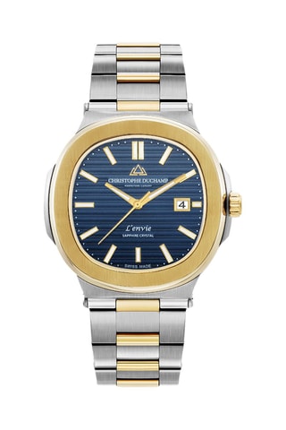 Montre à quartz en acier L'Envie - Argenté et doré