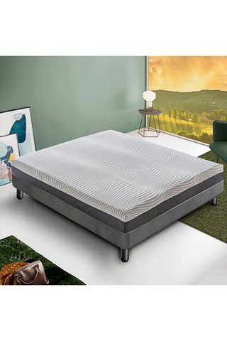 Matelas à ressorts ensachés et mémoire de forme Bacio