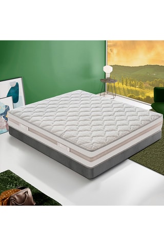 Matelas à ressorts ensachés et mousse à mémoire de forme Parigi