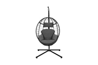 Fauteuil œuf suspendu avec coussin
