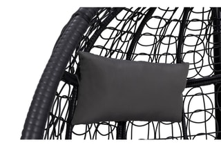Fauteuil œuf suspendu avec coussin