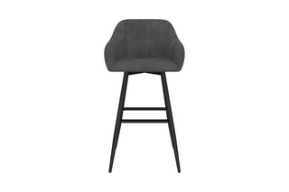 2 tabourets de bar Ariana - Gris foncé