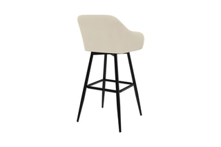 2 tabourets de bar Ariana - Crème