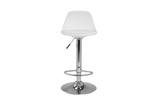 2 tabourets de bar Karl  - Blanc