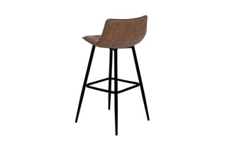 4 tabourets de bar Irina -  Marron