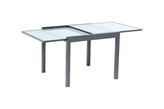Table de jardin extensible - Gris