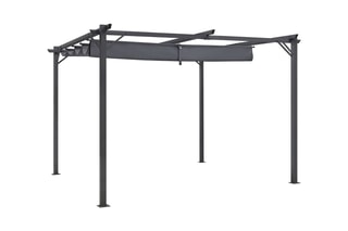 Pergola avec toit rétractable 12 m² Marina - 4 x 3 m