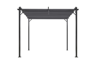 Pergola avec toit rétractable 9 m² Marina - 3 x 3 m