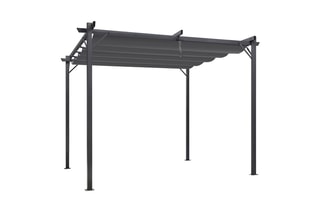 Pergola avec toit rétractable 9 m² Marina - 3 x 3 m