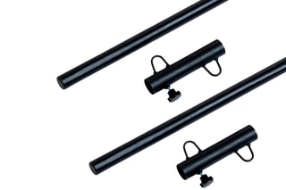 2 poteaux pour voile d'ombrage