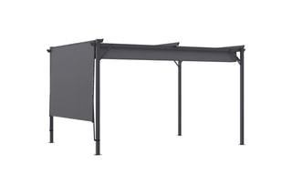 Pergola avec toit rétractable et inclinable Marina - 545 x 220 x 290 cm