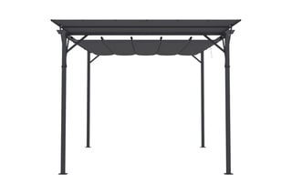 Pergola avec toit rétractable et inclinable Marina - 545 x 220 x 290 cm