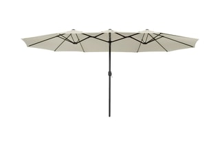Parasol double - 4,5 x 2,6 x 2,4 m - 4,5 x 2,6 m