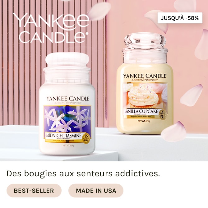 YANKEE CANDLE en soldes chez BEAUTÉ PRIVÉE