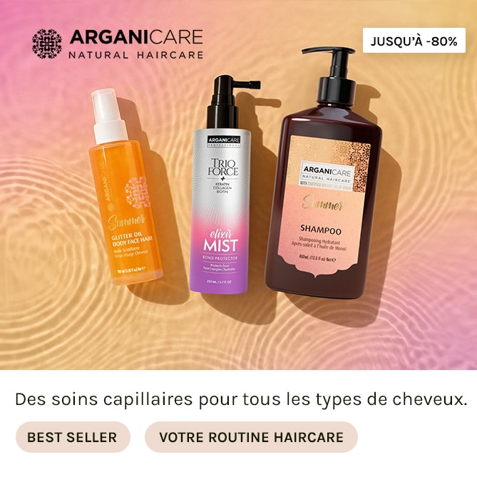 ARGANICARE HAIRCARE en vente flash chez BEAUTÉ PRIVÉE