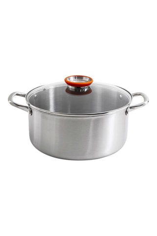 Marmite avec couvercle en acier inoxydable Blackcube - 28 cm - 7,5 l