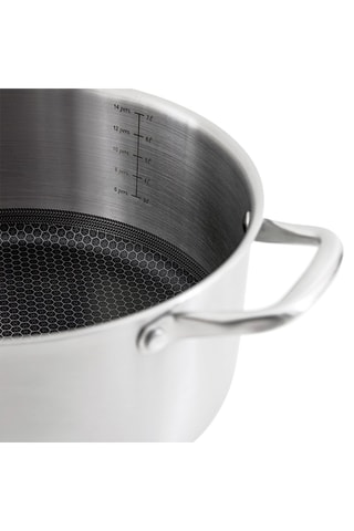 Marmite avec couvercle en acier inoxydable Blackcube - 28 cm - 7,5 l