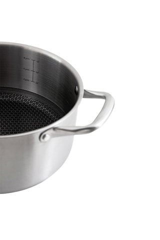 Marmite avec couvercle en acier inoxydable Blackcube - 24 cm - 5 l