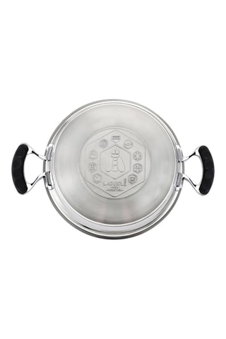 Tajine en acier inoxydable 18/8 et silicone - 34 cm - 2,6 l