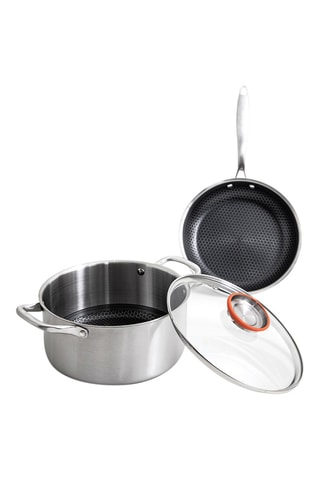 Batterie de cuisine en acier inoxydable Blackcube - 3 pièces