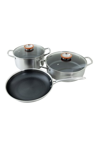 Batterie de cuisine en acier inoxydable Blackcube - 5 pièces