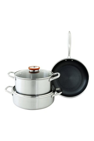 Batterie de cuisine en acier inoxydable Blackcube - 5 pièces