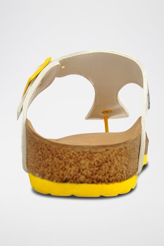 Tongs Monochrome Cats Blanc