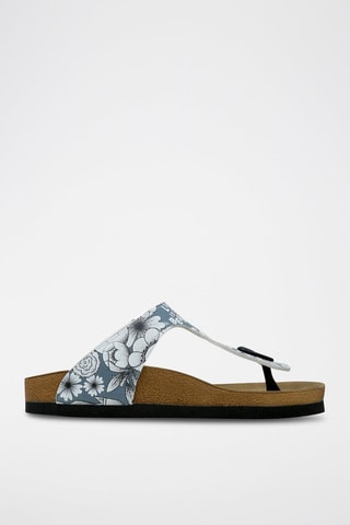 Tongs Life is Beautiful - Bleu et blanc