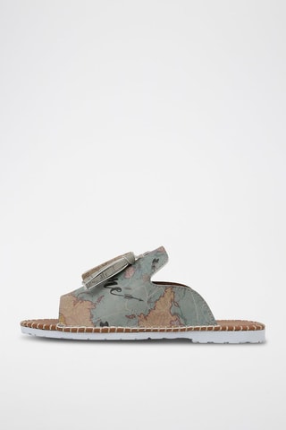 Mules Explore - Marron et vert d’eau