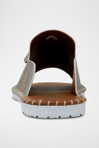 Mules Explore - Marron et vert d’eau
