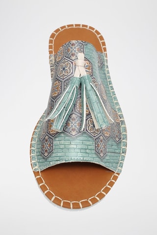 Mules Ethic Faience Vert d'eau