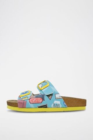 Mules Let's Fly - Bleu