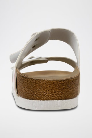 Mules Koi World Blanc et bleu
