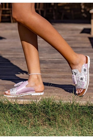 Mules Keep on Growing - Rose et blanc