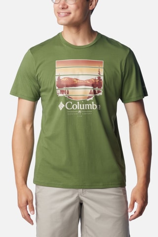 T-shirt en coton biologique Path Lake™ II - Vert - Columbia