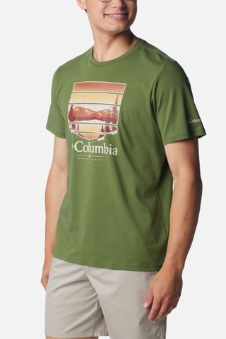 T-shirt en coton biologique Path Lake™ II - Vert - Columbia