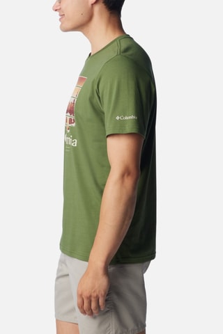 T-shirt en coton biologique Path Lake™ II - Vert - Columbia