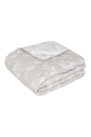 Couvre-lit XL Roses - Taupe