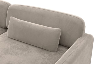 Canapé d'angle droit Migala Beige foncé