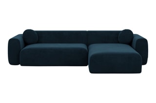 Canapé d'angle droit Moloko Bleu foncé